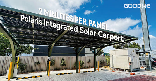 Single sided Solar Power Car Port