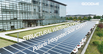 Single sided Solar Power Car Port