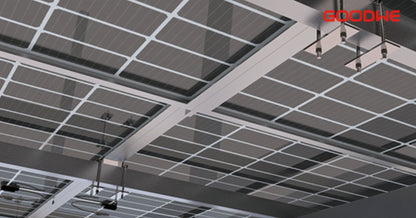 Double Sided Solar Power Car Port